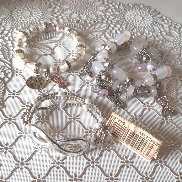 Beaded Bracelet Cancer Cure (Bundle) - Picture 2 of 2